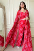 Red Ikkat Indo Fusion Set